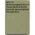 Anti-TNF pharmacogenomics in rheumatoid arthritis: towards personalized therapeutics