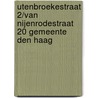 Utenbroekestraat 2/Van Nijenrodestraat 20 Gemeente Den Haag door M. Benjamins