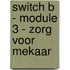Switch B - module 3 - zorg voor mekaar