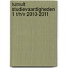 Tumult Studievaardigheden 1 t/h/v 2010-2011 door S. Huigen