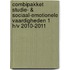 Combipakket Studie- & Sociaal-emotionele vaardigheden 1 h/v 2010-2011