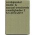 Combipakket Studie- & Sociaal-emotionele vaardigheden 2 h/v 2010-2011