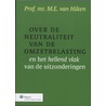 Over de neutraliteit van de OB en het hellend vlak van de uitzondering by M.E. van Hilten