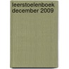 Leerstoelenboek December 2009 by M. Eekhout
