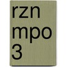 RZN MPO 3 door J.J.A.W. Van Esch
