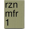 RZN MFR 1 by J.J.A.W. Van Esch