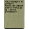 Natuurwaarden in de gemeente Hendrik-Ido-Ambacht ten behoeve van de op te stellen gedragscodes by S. Boekhout