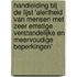 Handleiding bij de lijst 'Alertheid van mensen met zeer ernstige verstandelijke en meervoudige beperkingen'