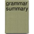 Grammar Summary