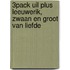 3PACK Uil plus Leeuwerik, Zwaan en Groot van liefde