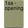 1SA - opening door C.J. van den Broek