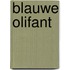 Blauwe olifant