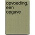 Opvoeding, een opgave