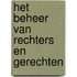 Het Beheer van Rechters en Gerechten