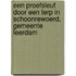 Een proefsleuf door een terp in Schoonrewoerd, gemeente Leerdam
