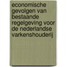 Economische gevolgen van bestaande regelgeving voor de Nederlandse varkenshouderij door W.H.M. Baltussen