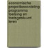 Economische projectbeoordeling Programma Toetsing en Toetsgestuurd leren