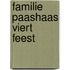 Familie paashaas viert feest