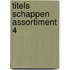 Titels schappen assortiment 4