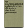 Het inburgeringsbeleid in Vlaanderen: de efficiëntie en effectiviteit geëvalueerd by Peter De Cuyper