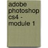 Adobe photoshop CS4 - module 1