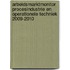 Arbeidsmarktmonitor Procesindustrie en Operationele Techniek 2009-2010