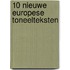 10 nieuwe Europese toneelteksten