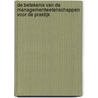De betekenis van de managementwetenschappen voor de praktijk by A.J.A. Godfroij