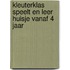 Kleuterklas speelt en leer huisje vanaf 4 jaar