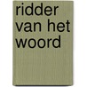 Ridder van het woord door Terry Brooks