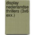 Display Nederlandse thrillers (3x6 exx.)