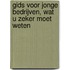 Gids voor jonge bedrijven, wat u zeker moet weten
