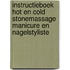 Instructieboek Hot en Cold stonemassage Manicure en Nagelstyliste