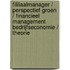 Fililiaalmanager / Perspectief Groen / Financieel management bedrijfseconomie / Theorie