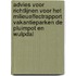 Advies voor richtlijnen voor het milieueffectrapport Vakantieparken De Pluimpot en Wulpdal