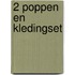 2 poppen en kledingset