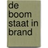 De boom staat in brand