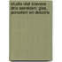 Studio Olaf Stevens - Drie werelden: glas, porselein en dessins