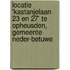 Locatie 'Kastanjelaan 23 en 27' te Opheusden, gemeente Neder-Betuwe