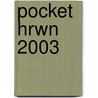 Pocket HRWN 2003 door Onbekend