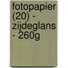 Fotopapier (20) - zijdeglans - 260g door Easy Computing