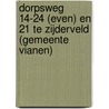 Dorpsweg 14-24 (even) en 21 te Zijderveld (gemeente Vianen) door R.M. van der Zee