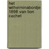 Het Wilhelminabordje 1898 van Lion Cachet