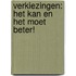 Verkiezingen: het kan en het moet beter!