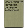 Locatie 'Blok F'te Loevestein, gemeente Zaltbommel door J.J. Arts