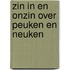 Zin in en onzin over peuken en neuken