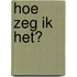 Hoe zeg ik het?