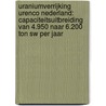 Uraniumverrijking Urenco Nederland: capaciteitsuitbreiding van 4.950 naar 6.200 ton SW per jaar by Commissie m.e.r.