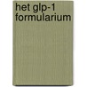 Het GLP-1 Formularium door Y. Groeneveld