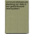 Communicatiebewuste plaatsing van data in een gedistribueerd rekensysteem